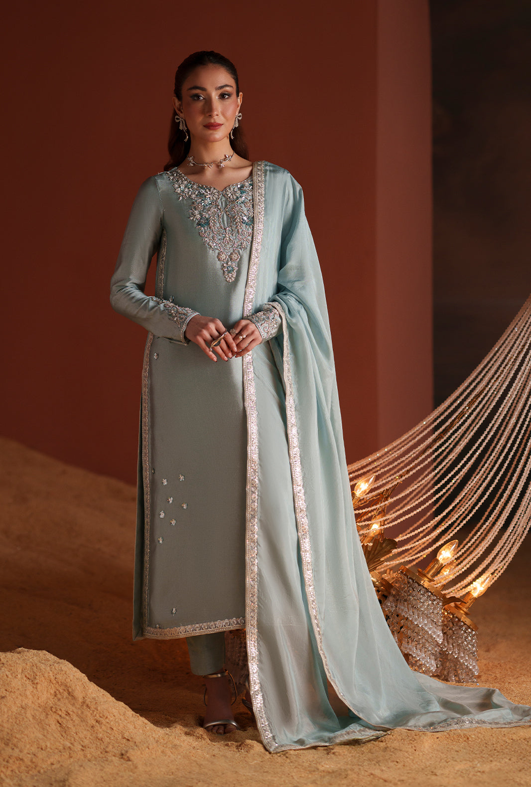 AJR Couture | Modern Muse Luxe Pret | Nysa - by Libasekhas UK - Registered Vendor of : AJR Couture - 100% Original Designer Dress