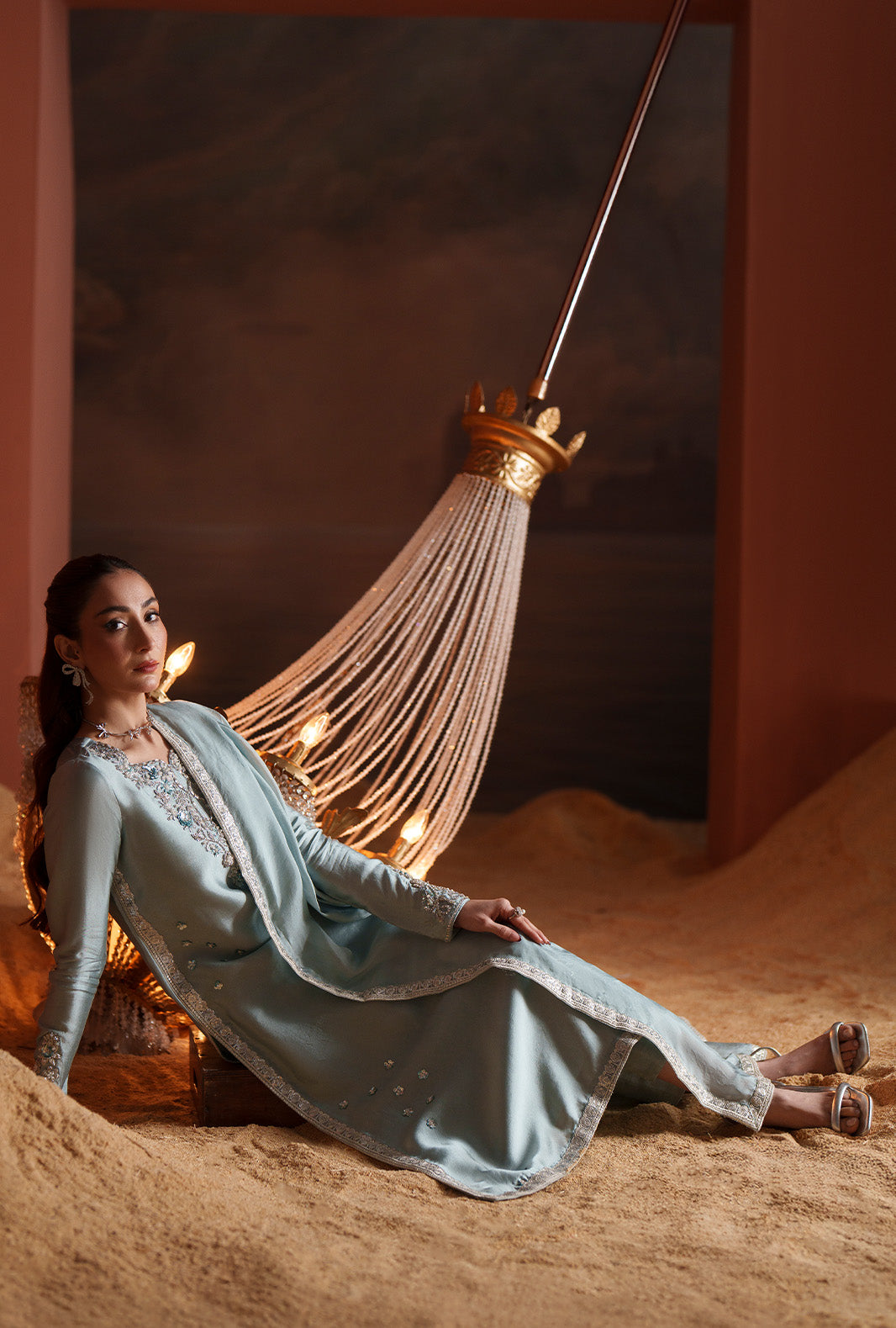 AJR Couture | Modern Muse Luxe Pret | Nysa - by Libasekhas UK - Registered Vendor of : AJR Couture - 100% Original Designer Dress