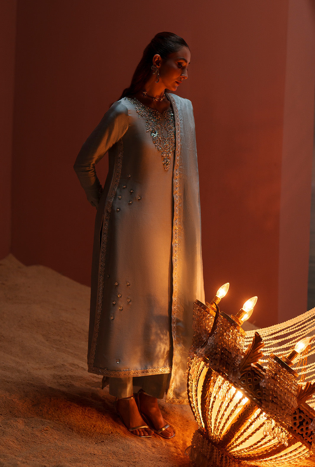 AJR Couture | Modern Muse Luxe Pret | Nysa - by Libasekhas UK - Registered Vendor of : AJR Couture - 100% Original Designer Dress