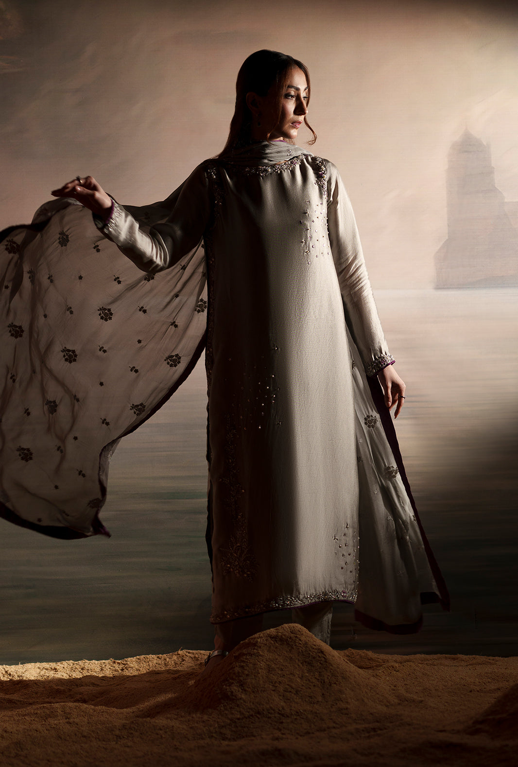 AJR Couture | Modern Muse Luxe Pret | Elara - by Libasekhas UK - Registered Vendor of : AJR Couture - 100% Original Designer Dress
