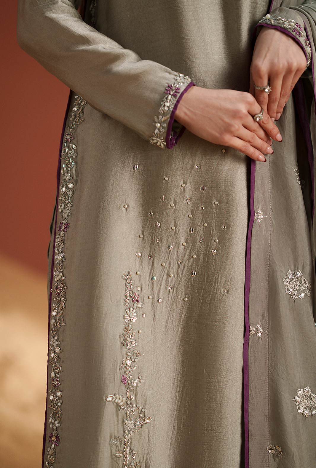 AJR Couture | Modern Muse Luxe Pret | Elara - by Libasekhas UK - Registered Vendor of : AJR Couture - 100% Original Designer Dress