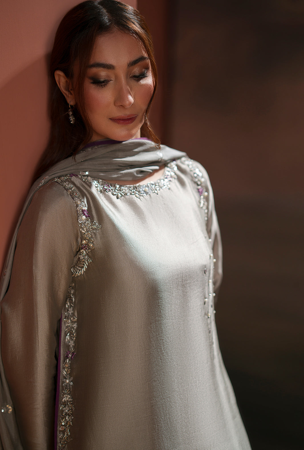 AJR Couture | Modern Muse Luxe Pret | Elara - by Libasekhas UK - Registered Vendor of : AJR Couture - 100% Original Designer Dress