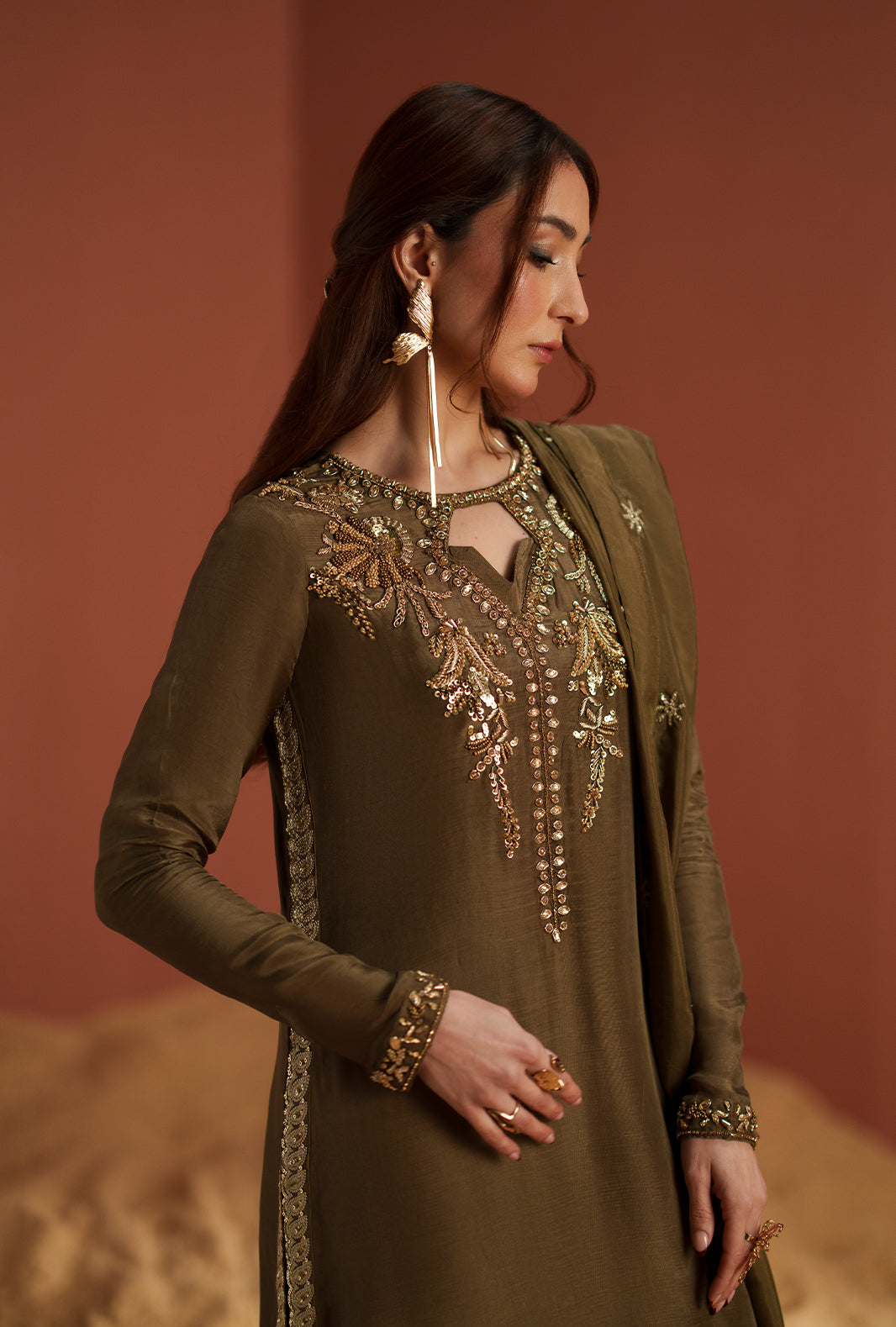 AJR Couture | Modern Muse Luxe Pret | Zyre - by Libasekhas UK - Registered Vendor of : AJR Couture - 100% Original Designer Dress