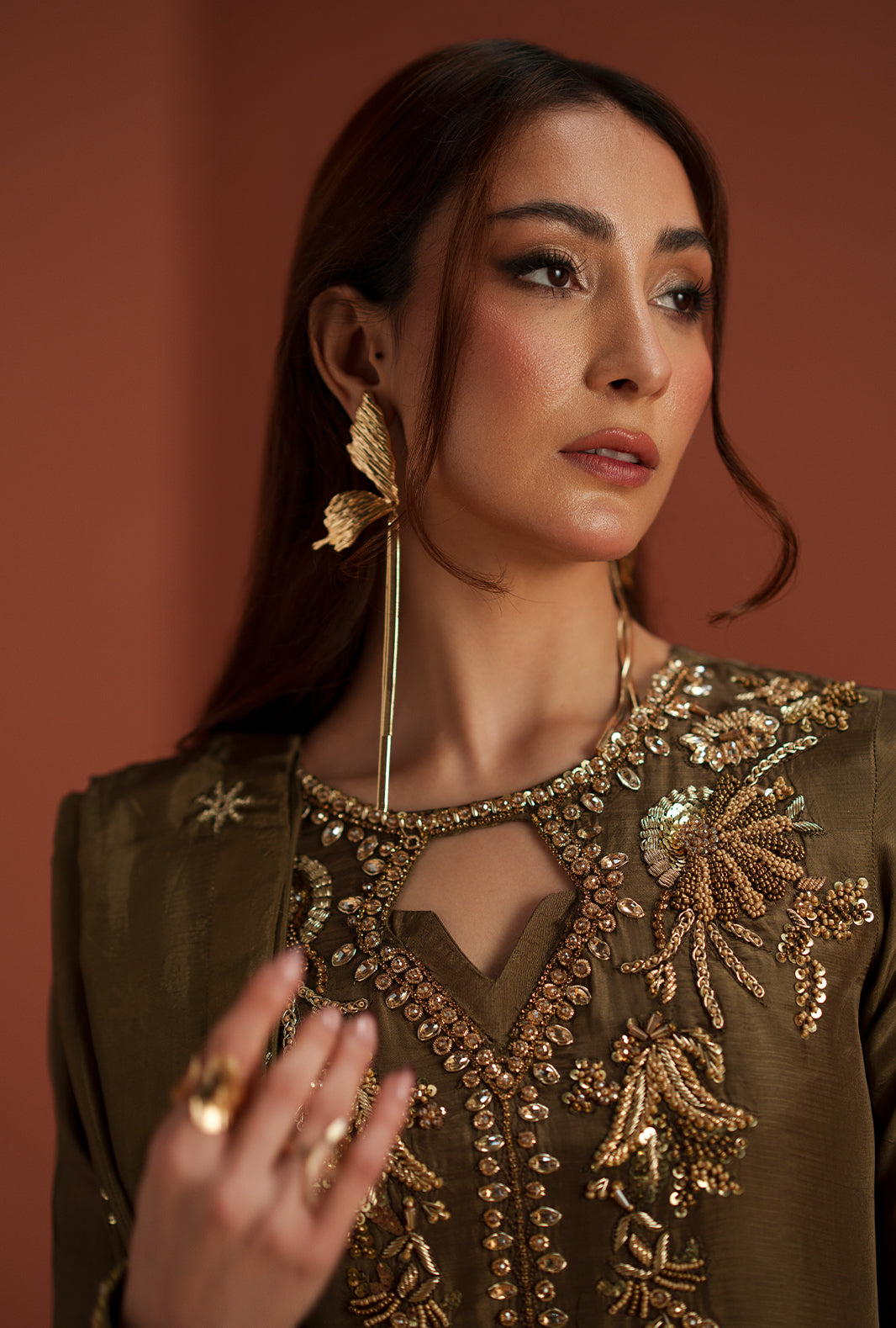 AJR Couture | Modern Muse Luxe Pret | Zyre - by Libasekhas UK - Registered Vendor of : AJR Couture - 100% Original Designer Dress