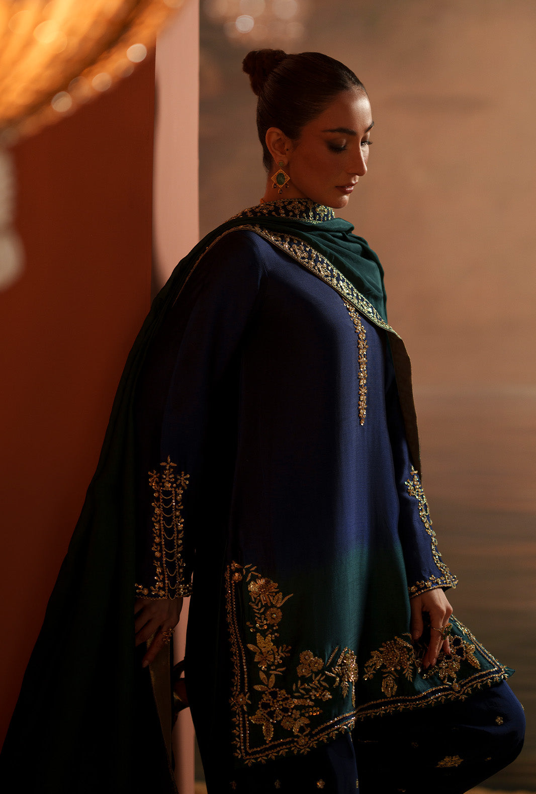 AJR Couture | Modern Muse Luxe Pret | Solene - by Libasekhas UK - Registered Vendor of : AJR Couture - 100% Original Designer Dress