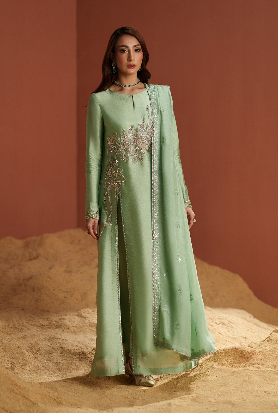 AJR Couture | Modern Muse Luxe Pret | Mirel - by Libasekhas UK - Registered Vendor of : AJR Couture - 100% Original Designer Dress