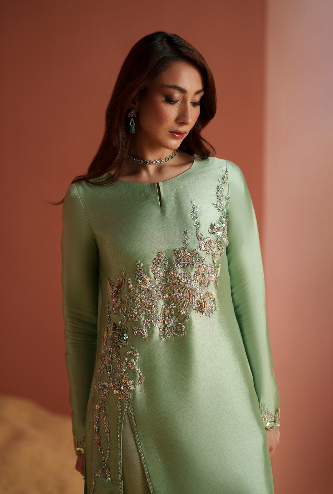 AJR Couture | Modern Muse Luxe Pret | Mirel - by Libasekhas UK - Registered Vendor of : AJR Couture - 100% Original Designer Dress