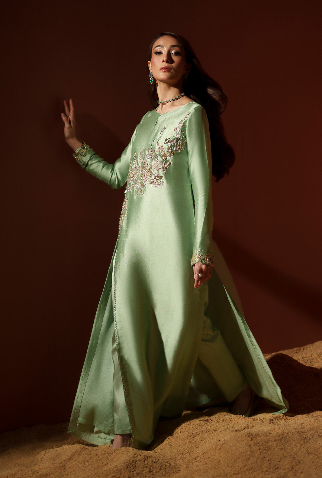 AJR Couture | Modern Muse Luxe Pret | Mirel - by Libasekhas UK - Registered Vendor of : AJR Couture - 100% Original Designer Dress