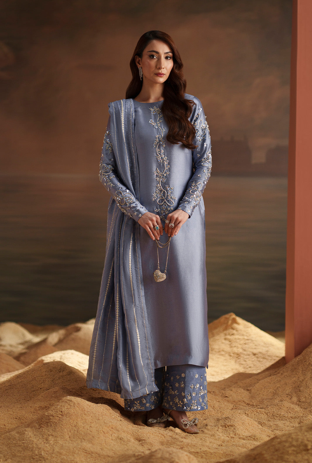 AJR Couture | Modern Muse Luxe Pret | Cyra - by Libasekhas UK - Registered Vendor of : AJR Couture - 100% Original Designer Dress