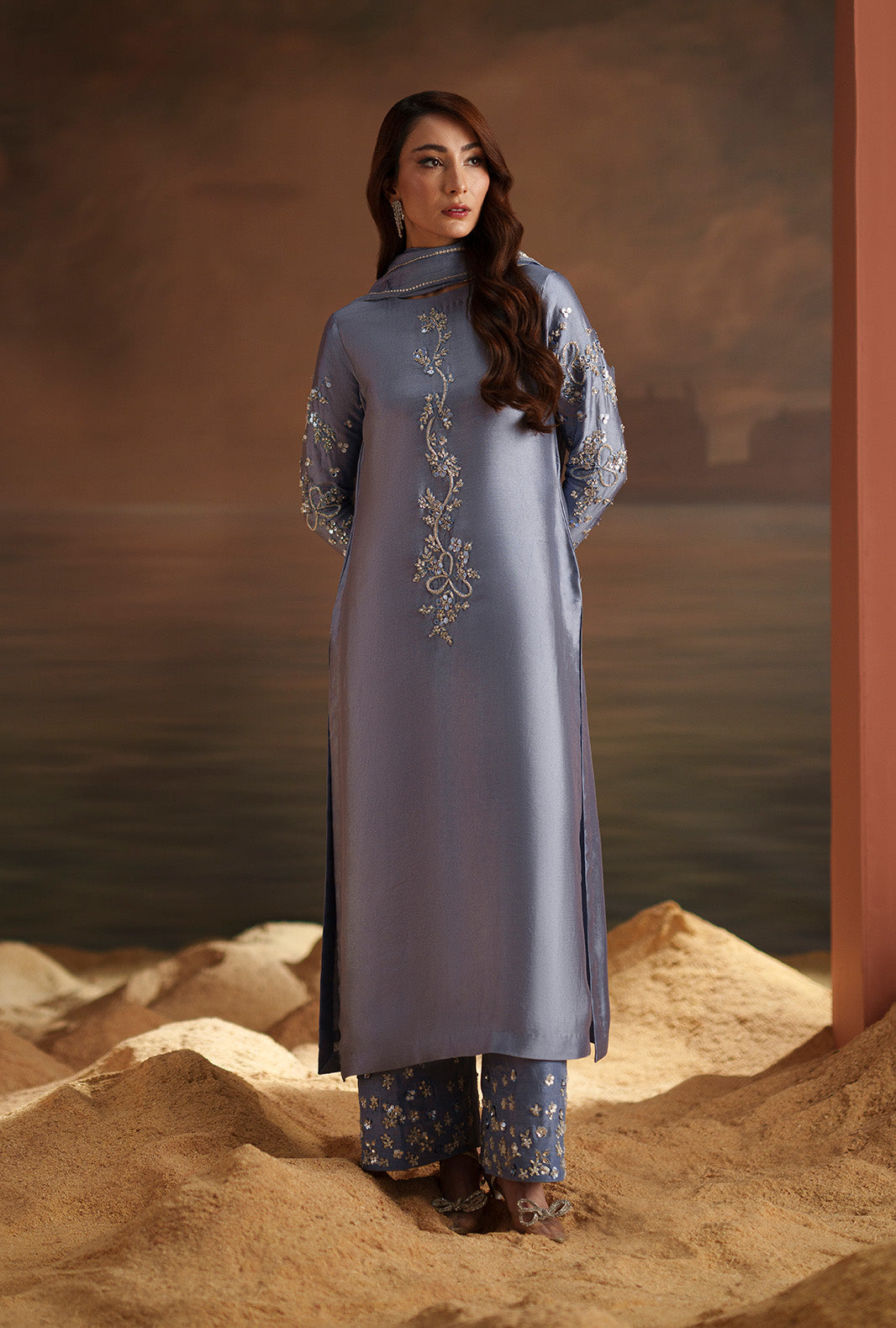 AJR Couture | Modern Muse Luxe Pret | Cyra - by Libasekhas UK - Registered Vendor of : AJR Couture - 100% Original Designer Dress