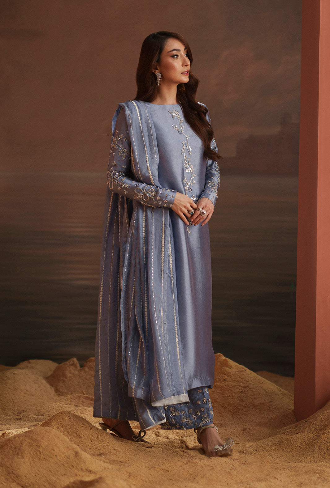 AJR Couture | Modern Muse Luxe Pret | Cyra - by Libasekhas UK - Registered Vendor of : AJR Couture - 100% Original Designer Dress