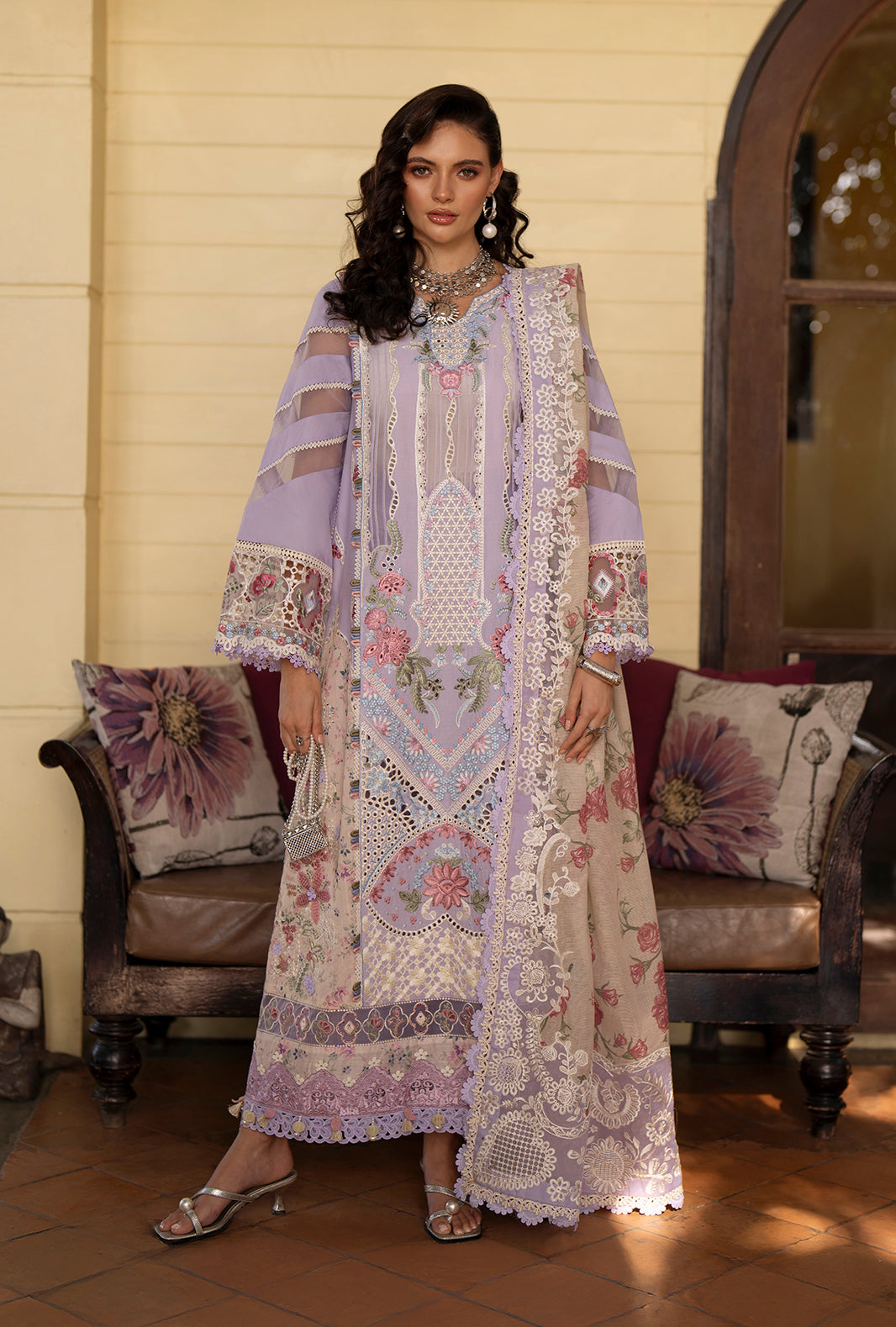 AJR Couture | Evara Luxury Lawn | Zaya - by Libasekhas UK - Registered Vendor of : AJR Couture - 100% Original Designer Dress