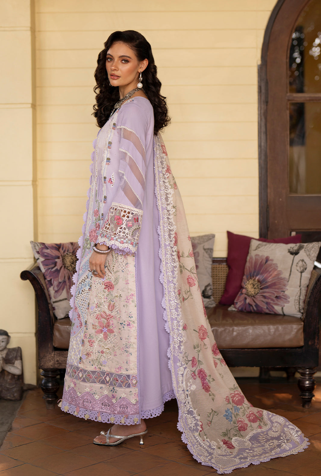 AJR Couture | Evara Luxury Lawn | Zaya - by Libasekhas UK - Registered Vendor of : AJR Couture - 100% Original Designer Dress