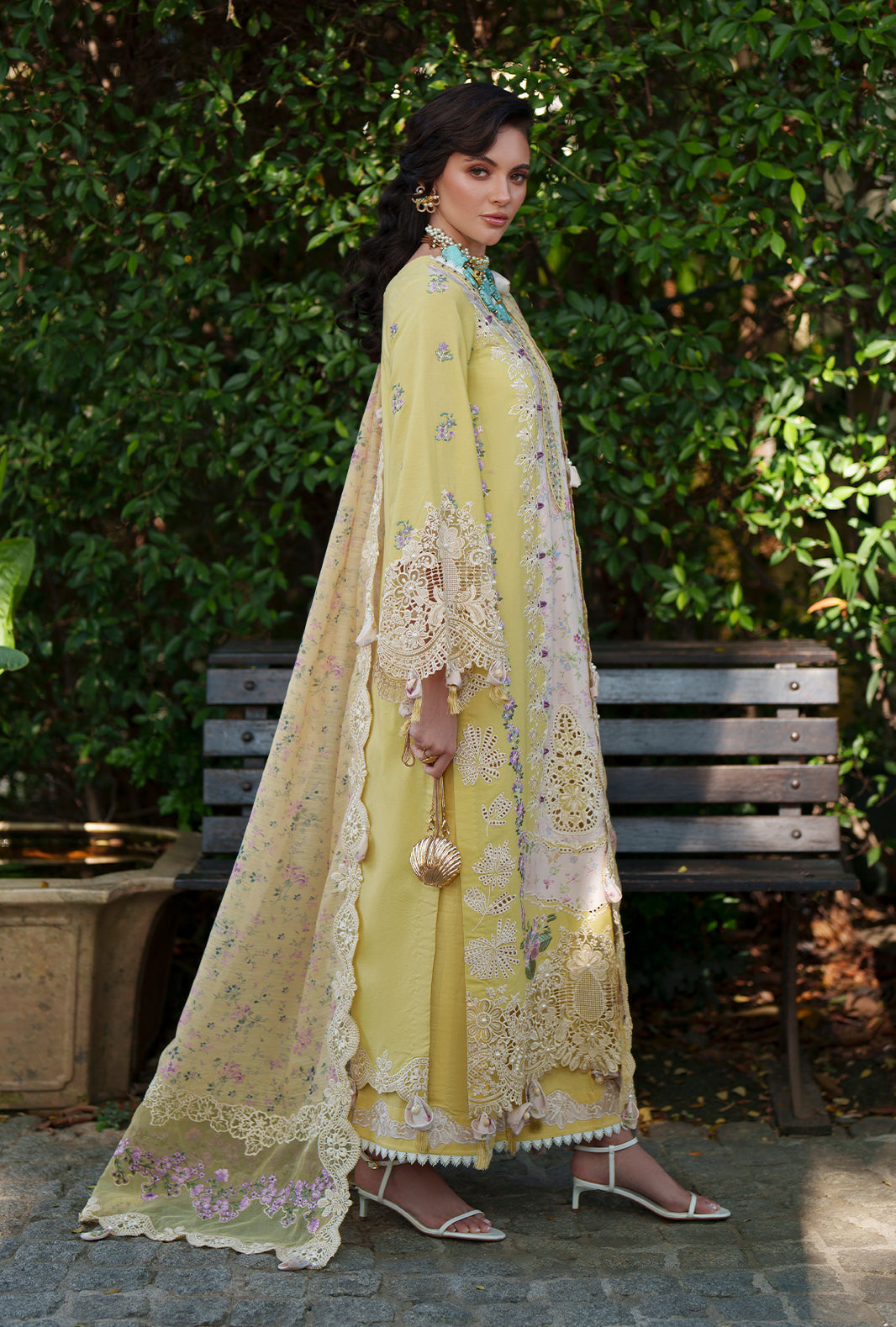AJR Couture | Evara Luxury Lawn | Kaia - by Libasekhas UK - Registered Vendor of : AJR Couture - 100% Original Designer Dress
