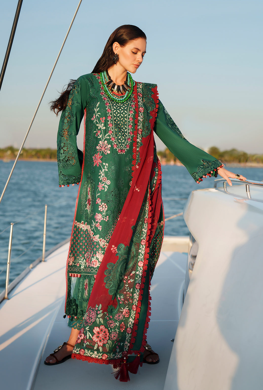 AJR Couture | Evara Luxury Lawn | Yara - by Libasekhas UK - Registered Vendor of : AJR Couture - 100% Original Designer Dress