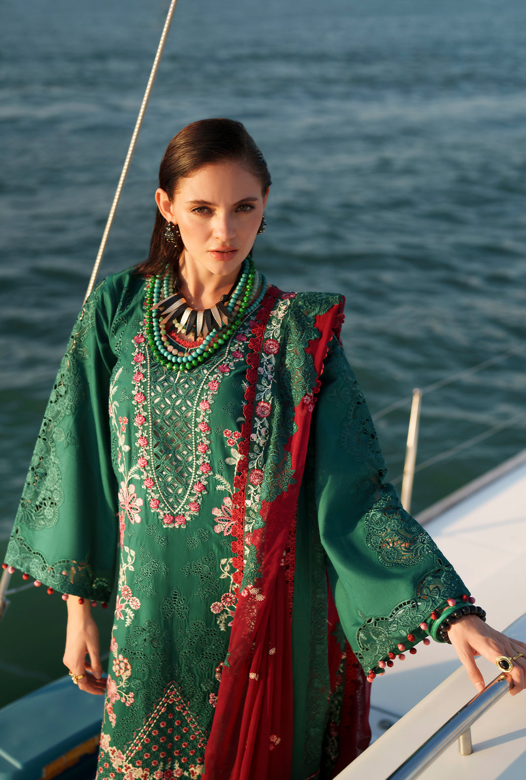 AJR Couture | Evara Luxury Lawn | Yara - by Libasekhas UK - Registered Vendor of : AJR Couture - 100% Original Designer Dress