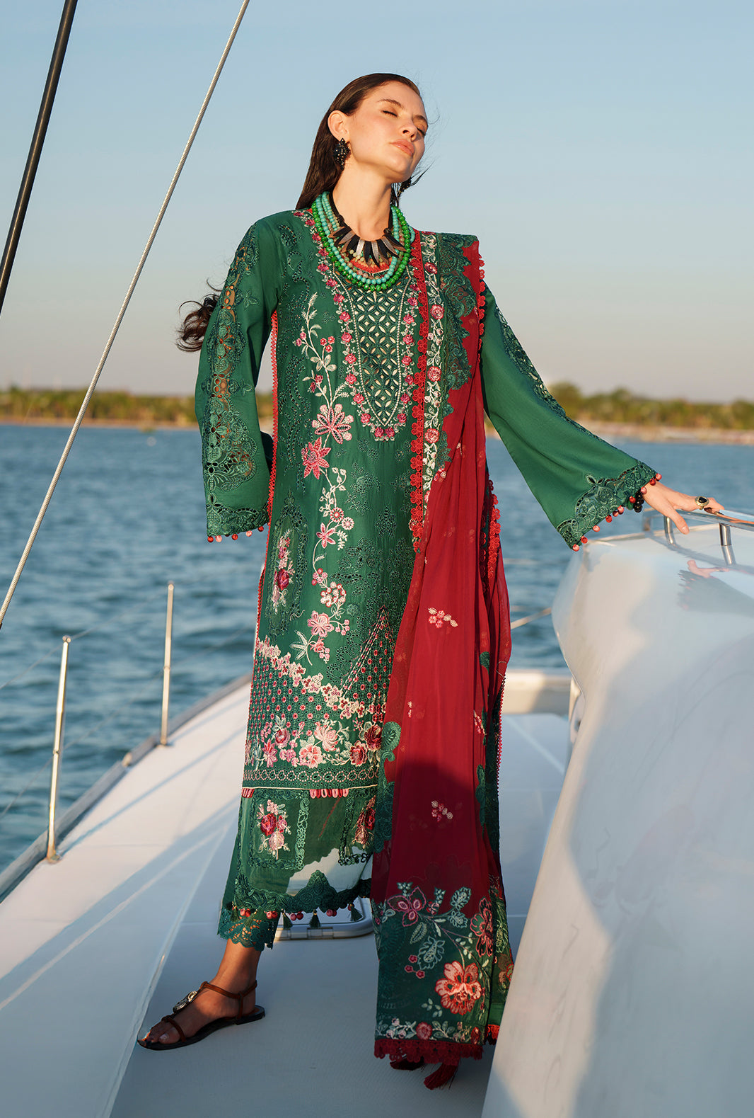 AJR Couture | Evara Luxury Lawn | Yara - by Libasekhas UK - Registered Vendor of : AJR Couture - 100% Original Designer Dress