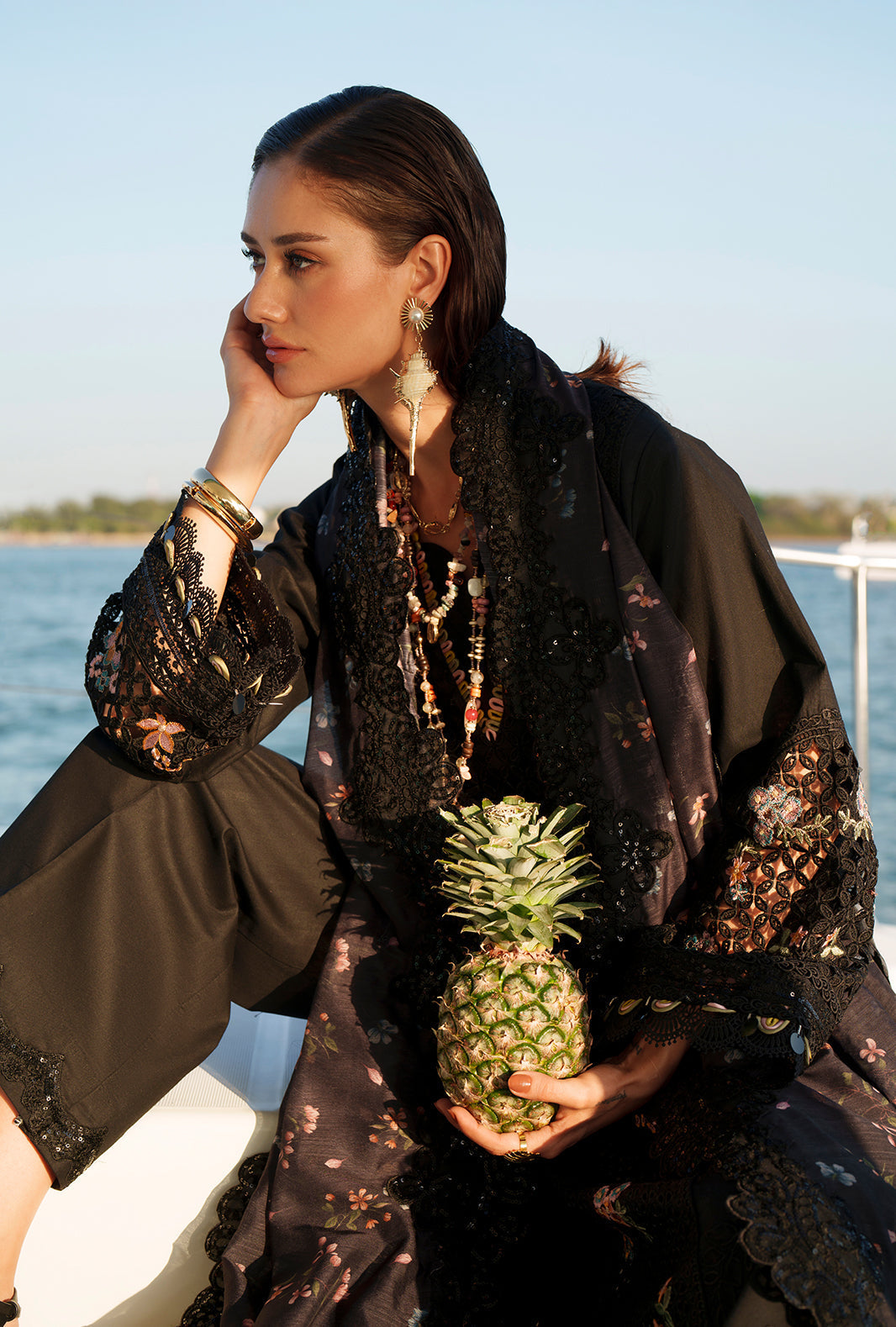 AJR Couture | Evara Luxury Lawn | Riela - by Libasekhas UK - Registered Vendor of : AJR Couture - 100% Original Designer Dress