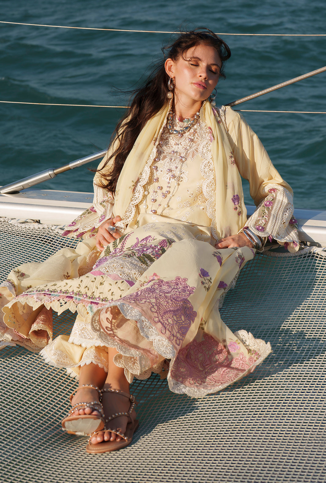 AJR Couture | Evara Luxury Lawn | Faria - by Libasekhas UK - Registered Vendor of : AJR Couture - 100% Original Designer Dress