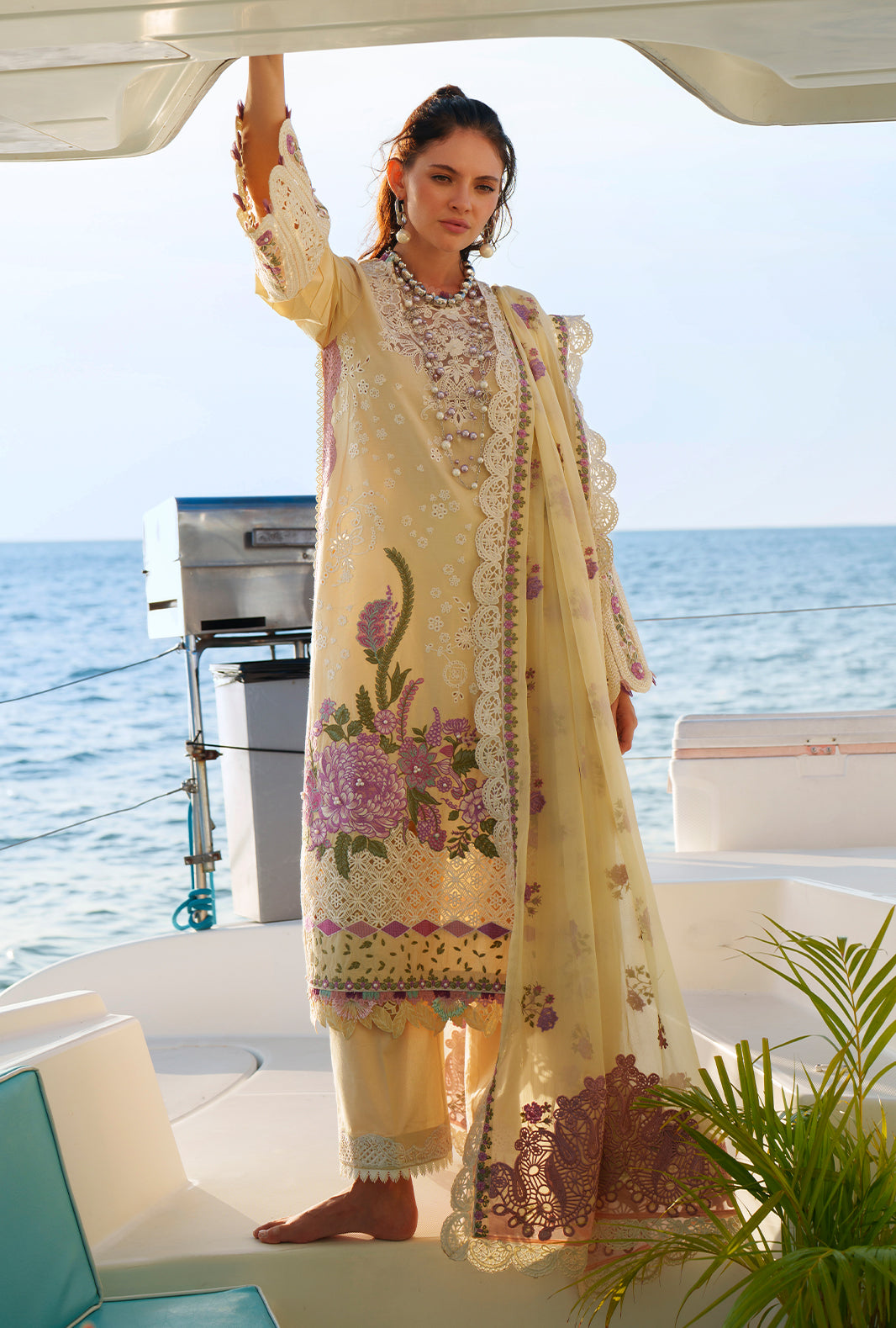 AJR Couture | Evara Luxury Lawn | Faria - by Libasekhas UK - Registered Vendor of : AJR Couture - 100% Original Designer Dress