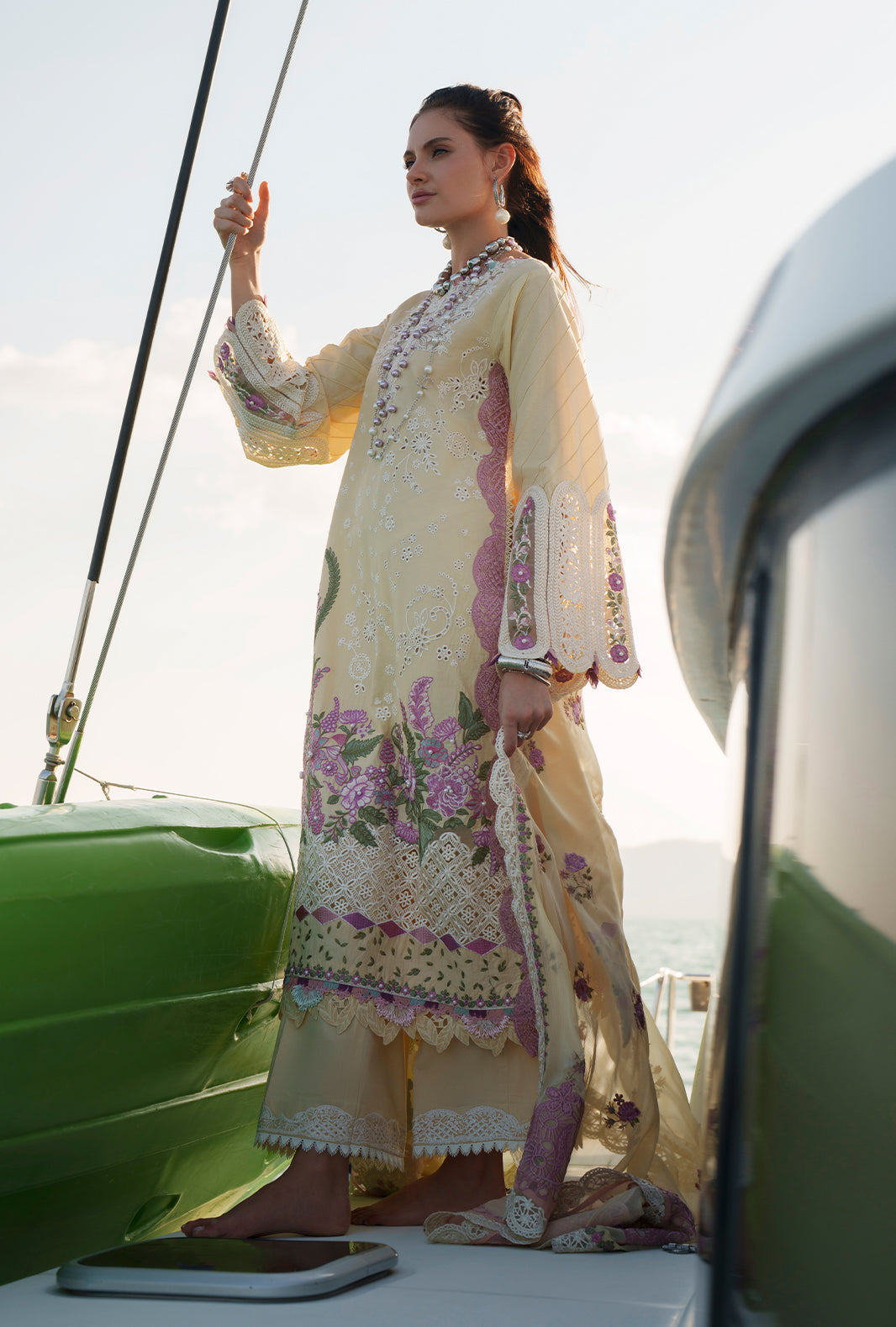 AJR Couture | Evara Luxury Lawn | Faria - by Libasekhas UK - Registered Vendor of : AJR Couture - 100% Original Designer Dress