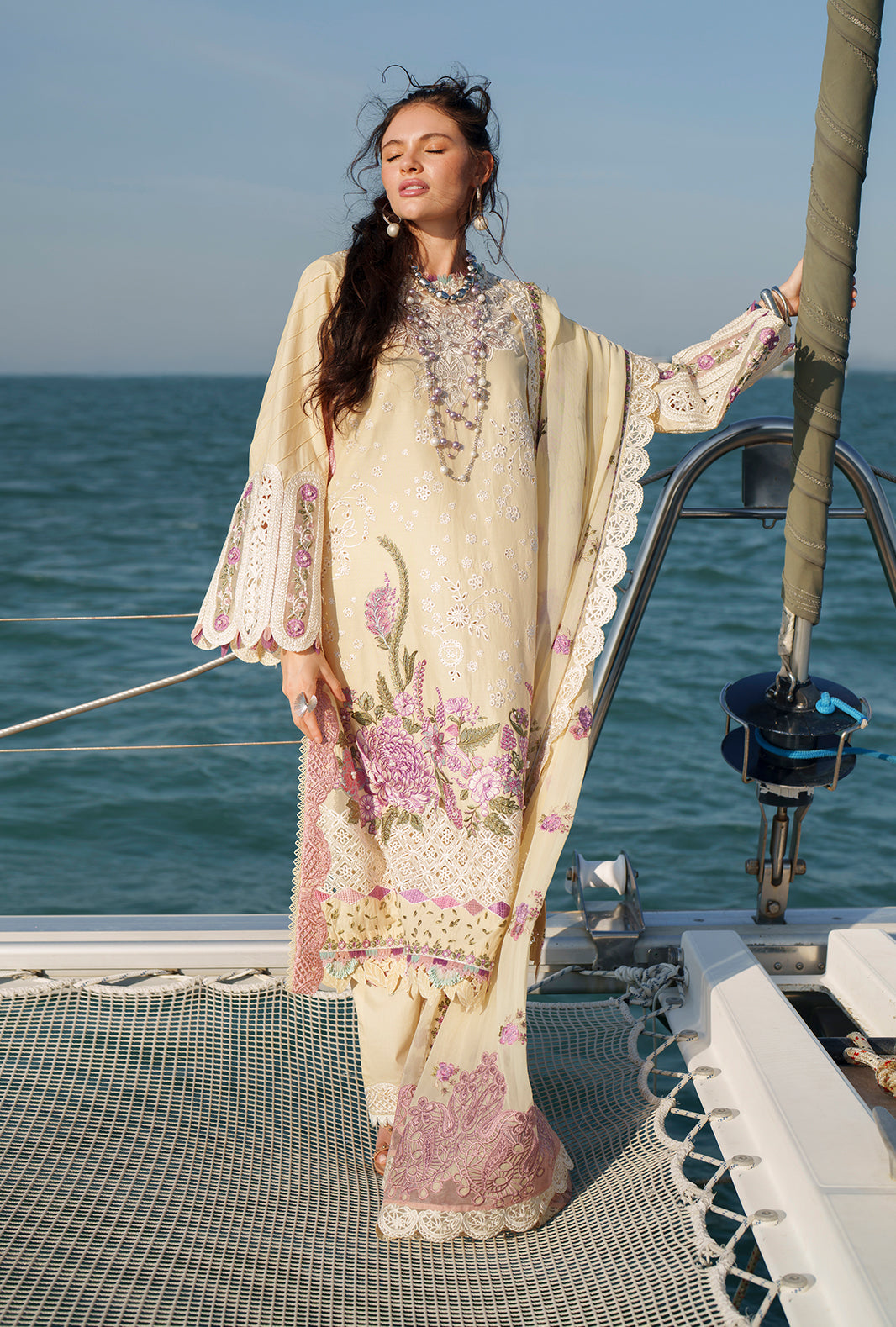 AJR Couture | Evara Luxury Lawn | Faria - by Libasekhas UK - Registered Vendor of : AJR Couture - 100% Original Designer Dress