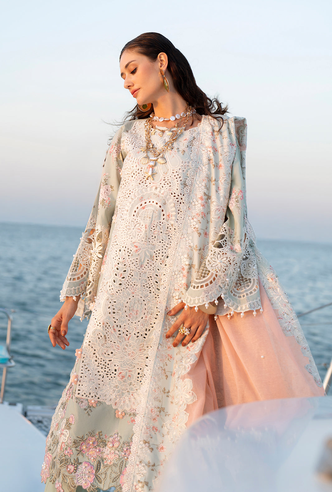 AJR Couture | Evara Luxury Lawn | Fyna - by Libasekhas UK - Registered Vendor of : AJR Couture - 100% Original Designer Dress