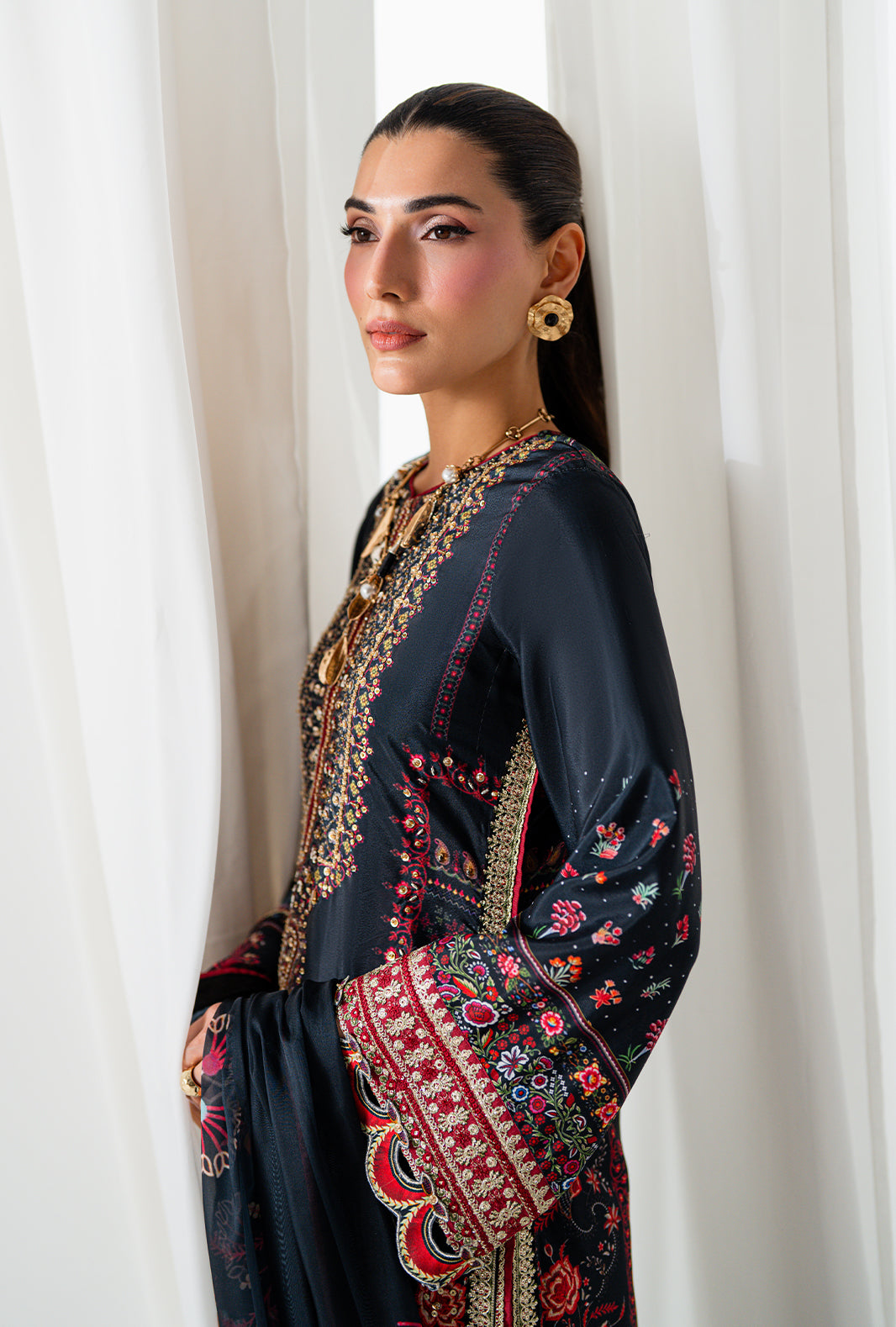 AJR Couture | Luxe Silk 26 | Wren - by Libasekhas UK - Registered Vendor of : AJR Couture - 100% Original Designer Dress
