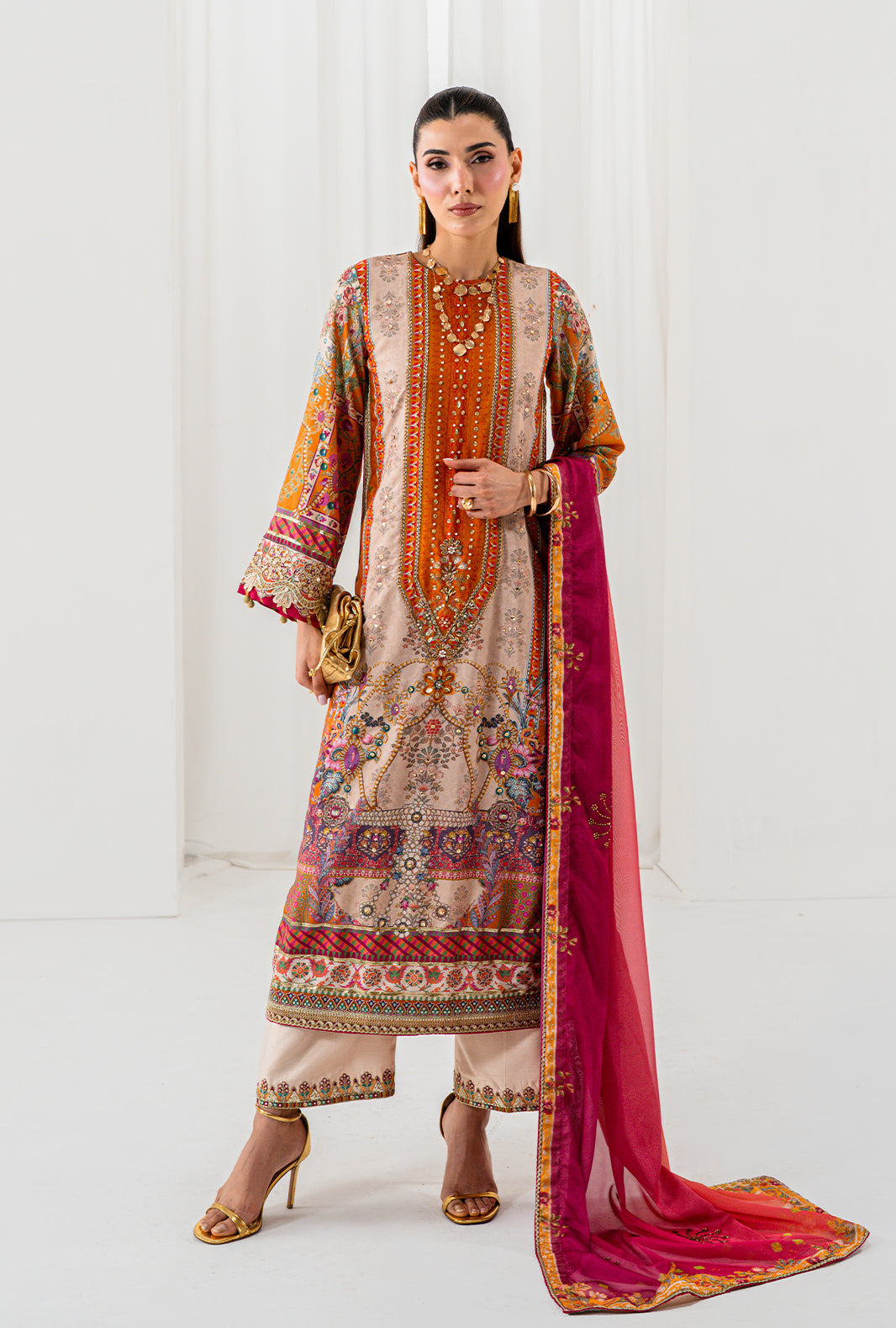 AJR Couture | Luxe Silk 26 | Orla - by Libasekhas UK - Registered Vendor of : AJR Couture - 100% Original Designer Dress