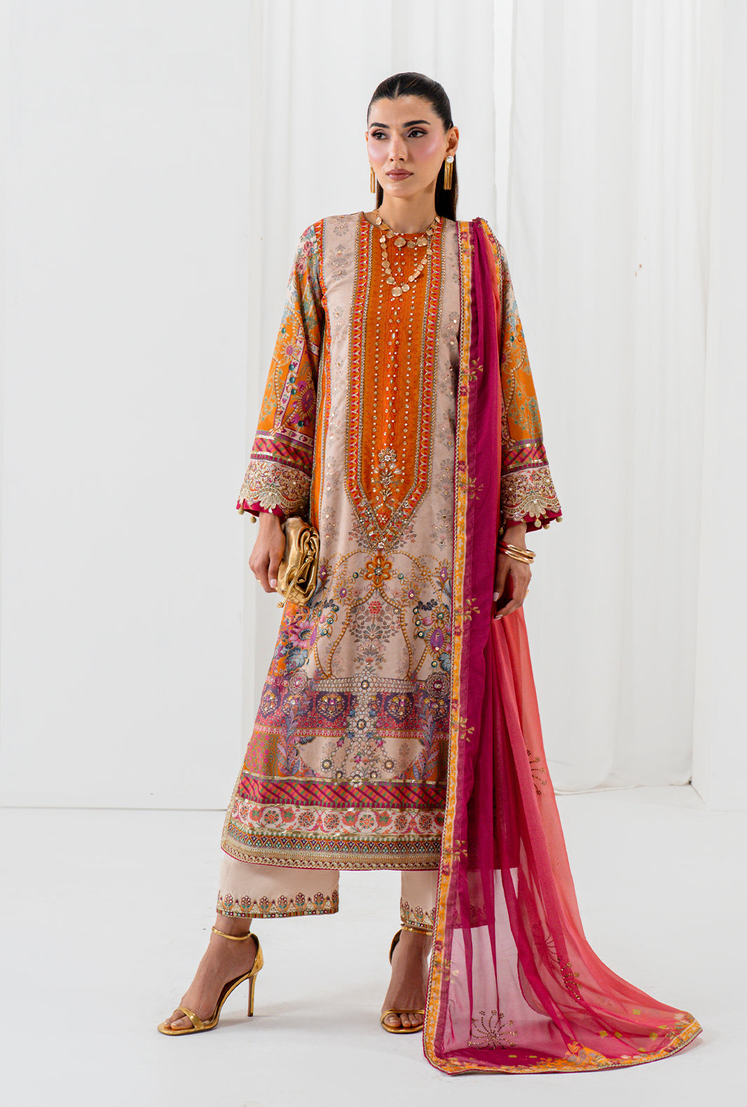 AJR Couture | Luxe Silk 26 | Orla - by Libasekhas UK - Registered Vendor of : AJR Couture - 100% Original Designer Dress