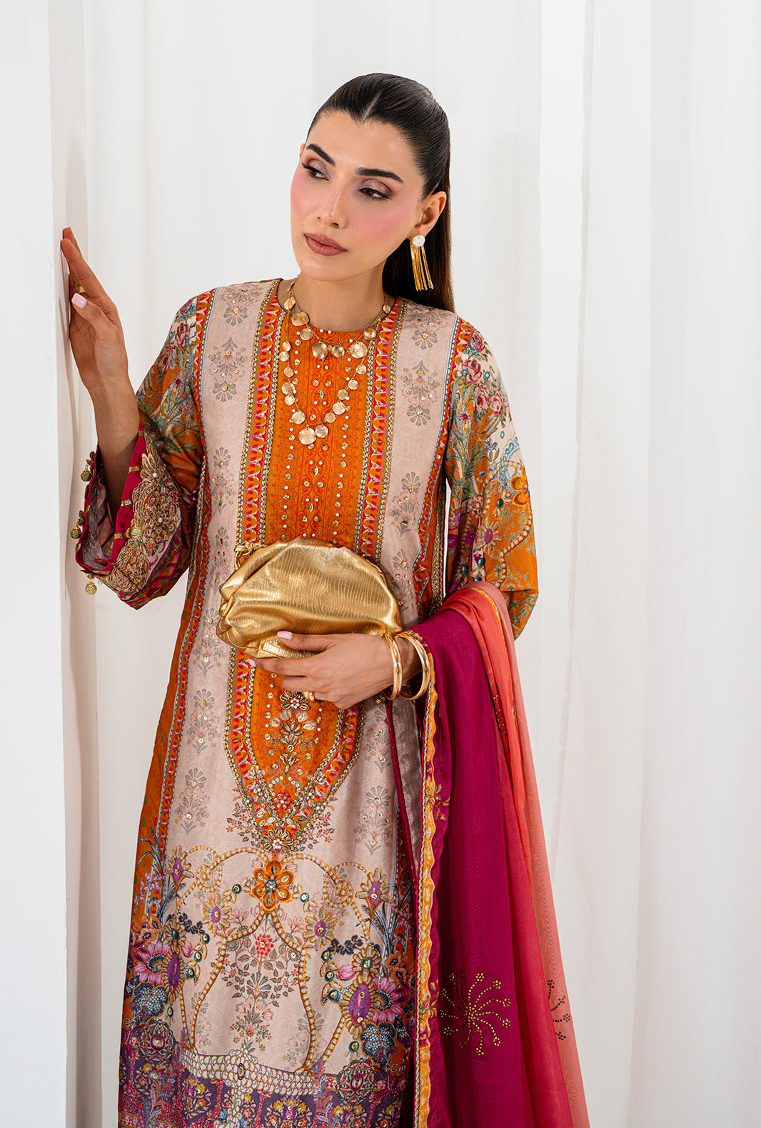 AJR Couture | Luxe Silk 26 | Orla - by Libasekhas UK - Registered Vendor of : AJR Couture - 100% Original Designer Dress