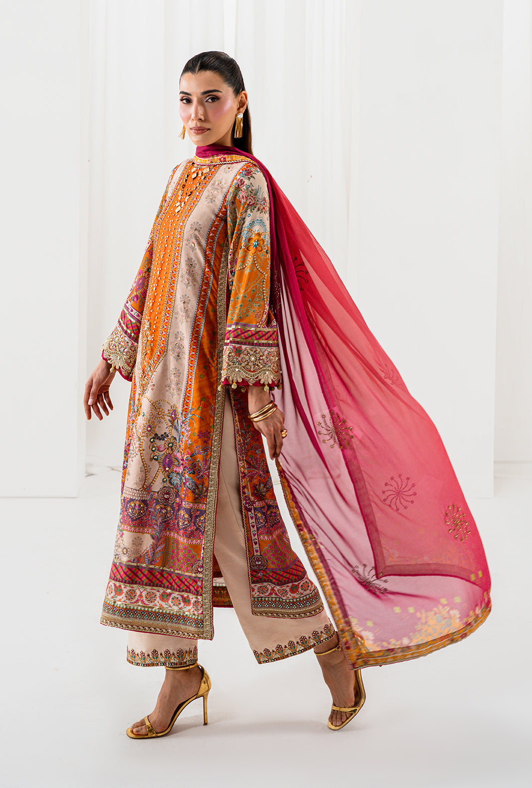 AJR Couture | Luxe Silk 26 | Orla - by Libasekhas UK - Registered Vendor of : AJR Couture - 100% Original Designer Dress