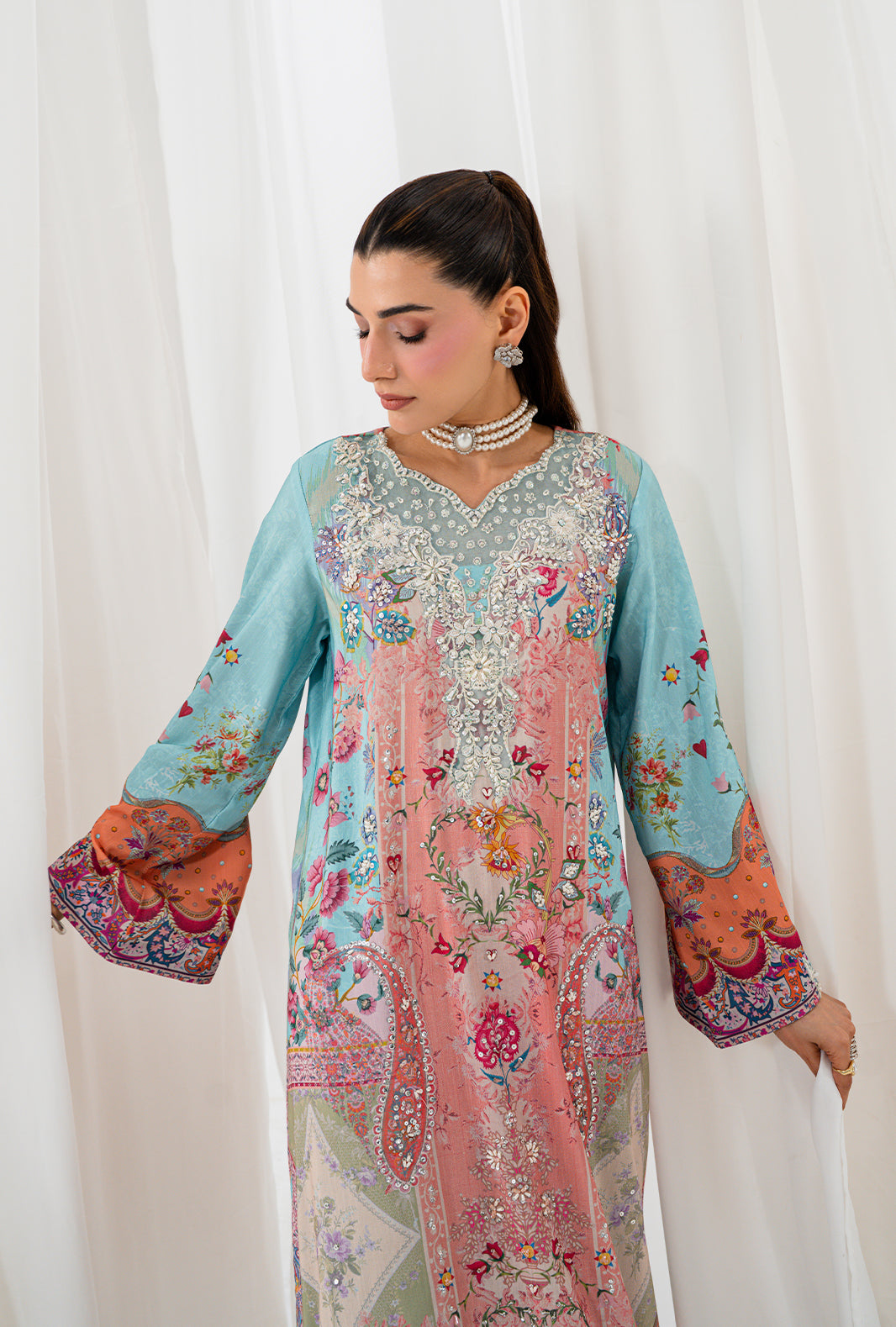 AJR Couture | Luxe Silk 26 | Lyra - by Libasekhas UK - Registered Vendor of : AJR Couture - 100% Original Designer Dress