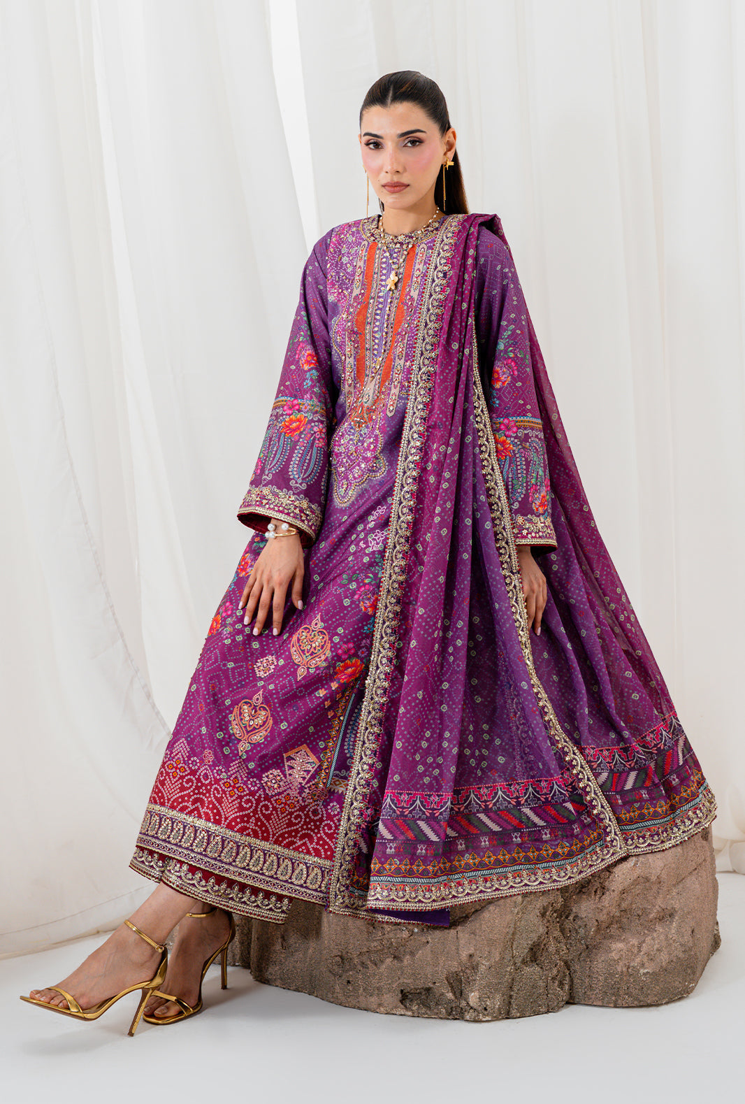 AJR Couture | Luxe Silk 26 | Solis - by Libasekhas UK - Registered Vendor of : AJR Couture - 100% Original Designer Dress