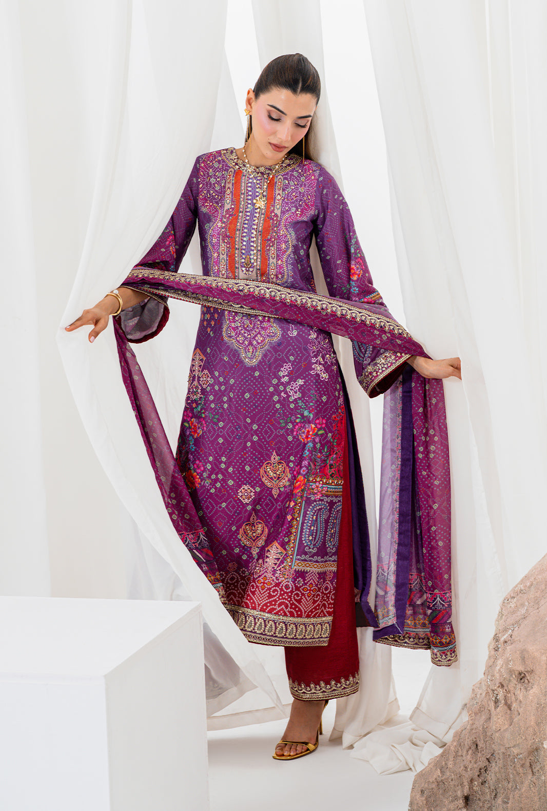 AJR Couture | Luxe Silk 26 | Solis - by Libasekhas UK - Registered Vendor of : AJR Couture - 100% Original Designer Dress