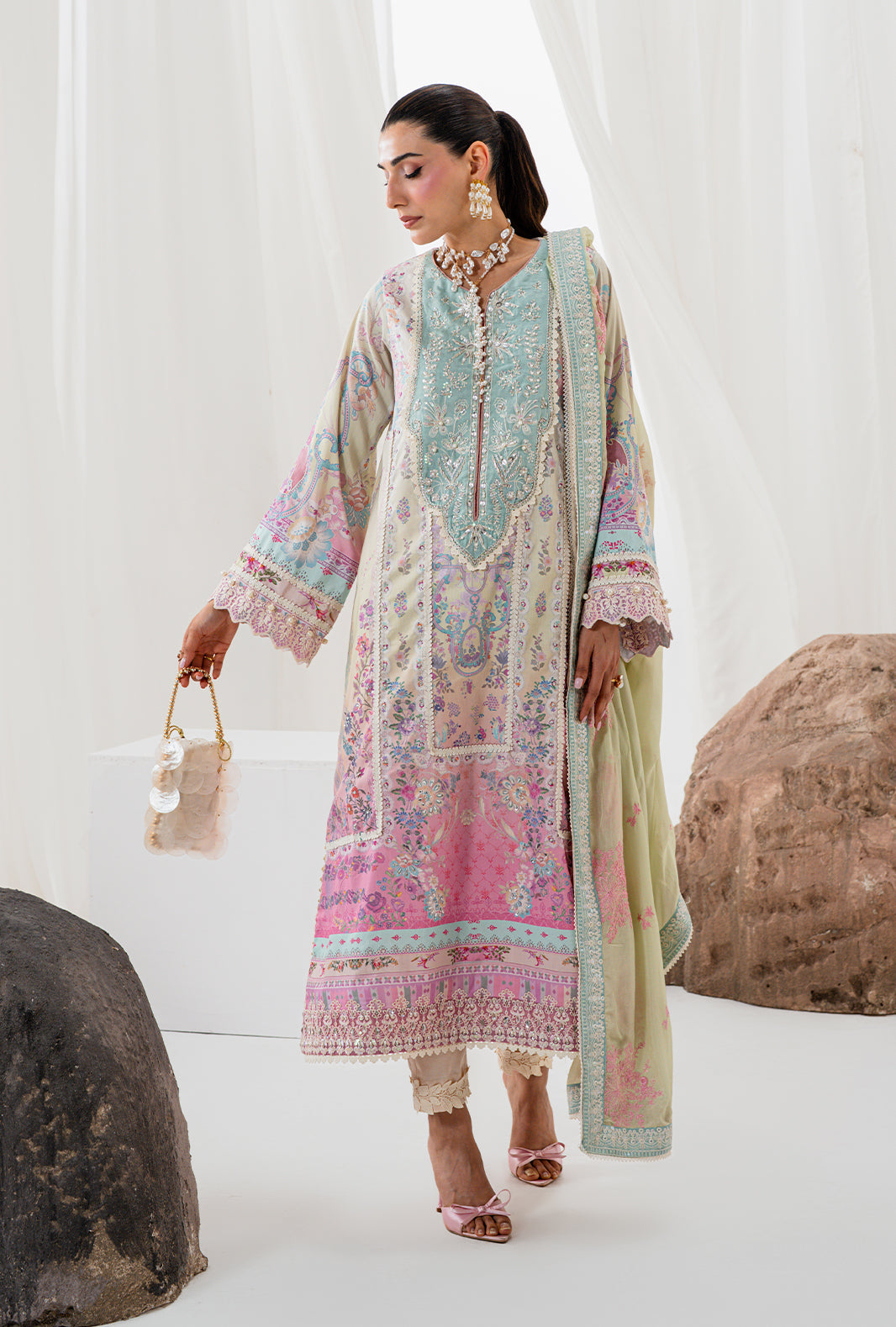 AJR Couture | Luxe Silk 26 | Zarish - by Libasekhas UK - Registered Vendor of : AJR Couture - 100% Original Designer Dress
