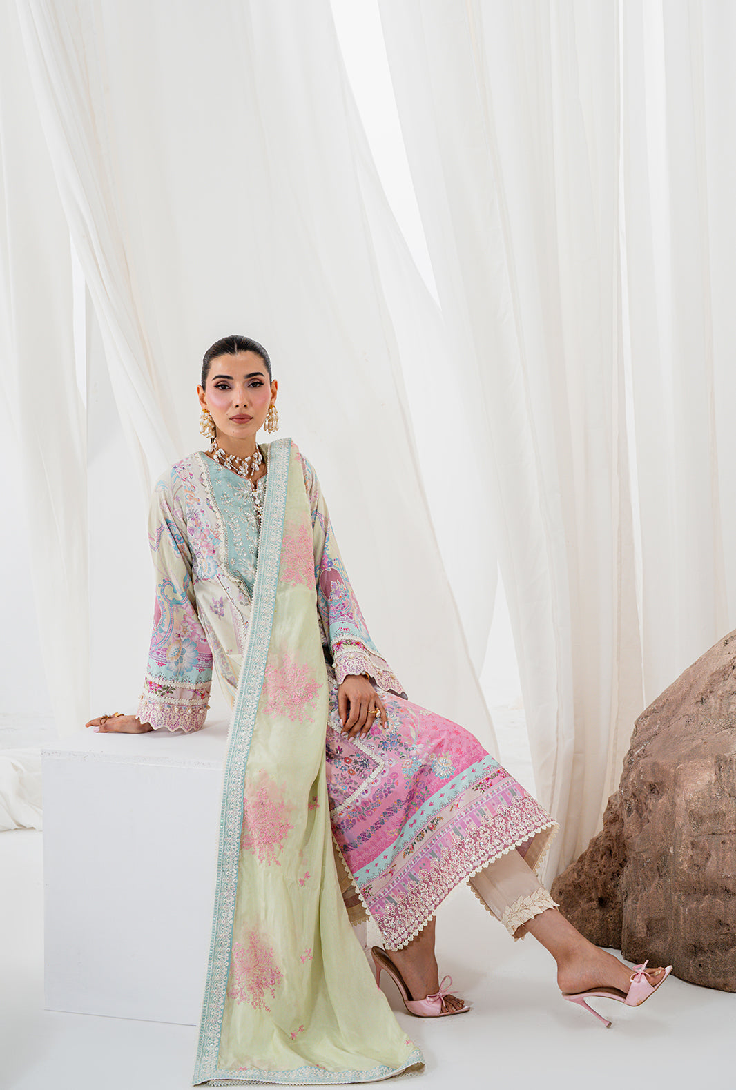 AJR Couture | Luxe Silk 26 | Zarish - by Libasekhas UK - Registered Vendor of : AJR Couture - 100% Original Designer Dress