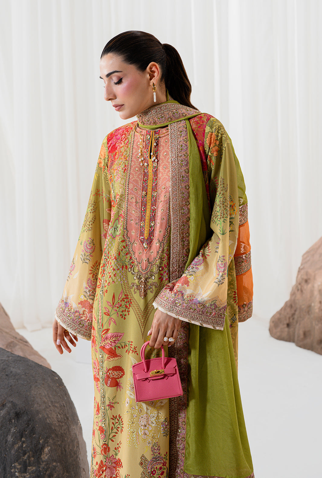 AJR Couture | Luxe Silk 26 | Nyra - by Libasekhas UK - Registered Vendor of : AJR Couture - 100% Original Designer Dress