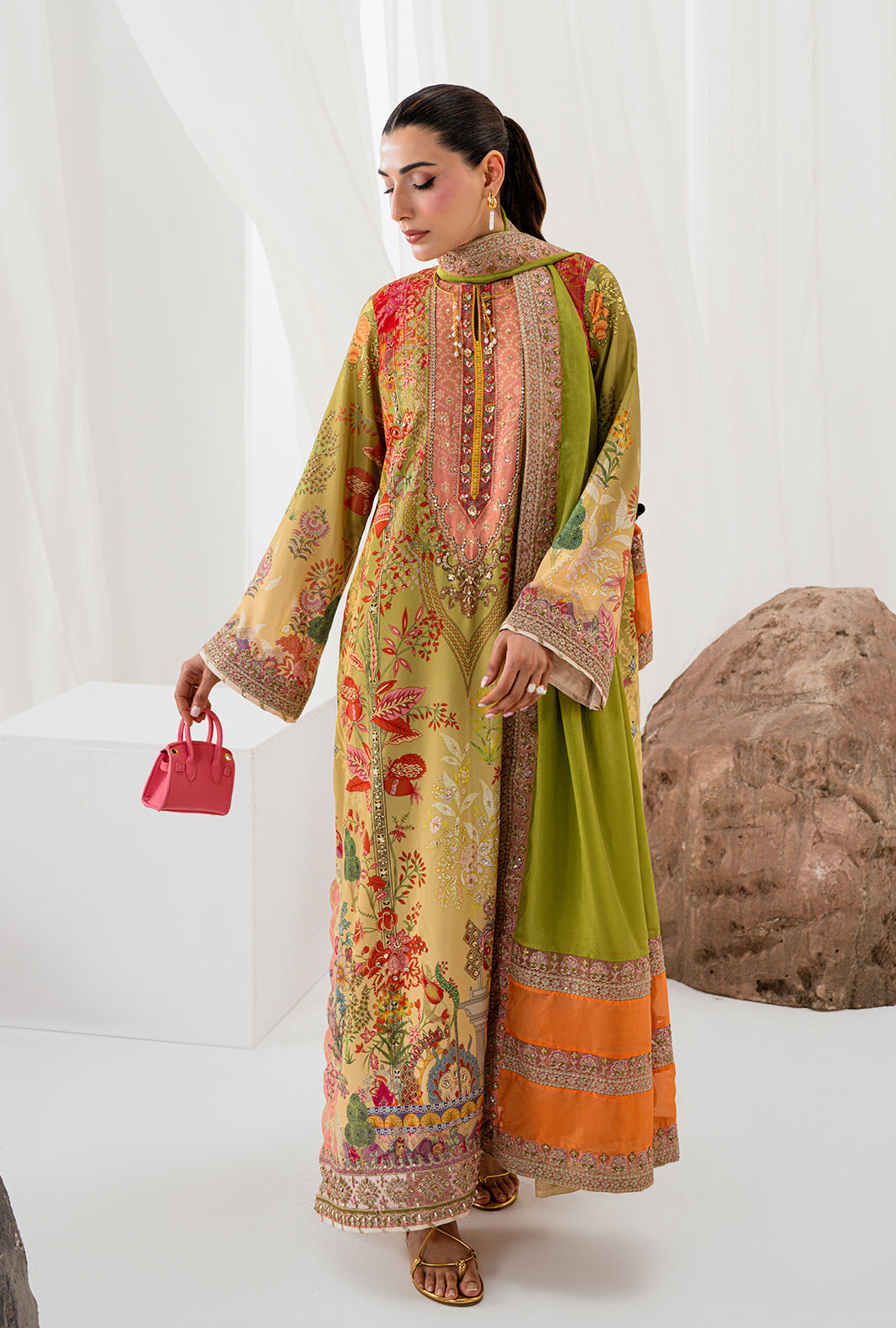 AJR Couture | Luxe Silk 26 | Nyra - by Libasekhas UK - Registered Vendor of : AJR Couture - 100% Original Designer Dress