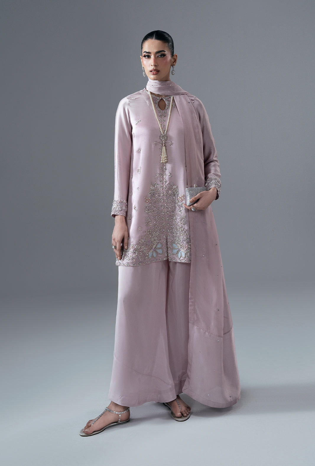 Ajr Couture | Symphony Pret 26 | Rose Quartz - by Libasekhas UK - Registered Vendor of : Ajr Couture - 100% Original Designer Dress