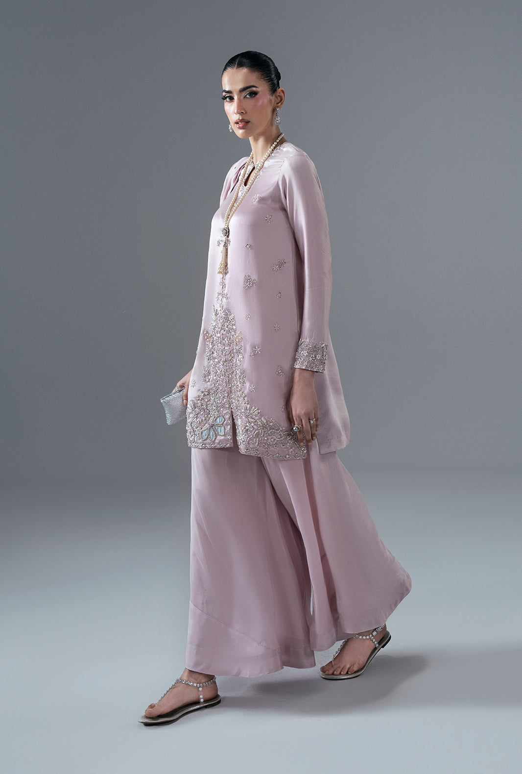 Ajr Couture | Symphony Pret 26 | Rose Quartz - by Libasekhas UK - Registered Vendor of : Ajr Couture - 100% Original Designer Dress