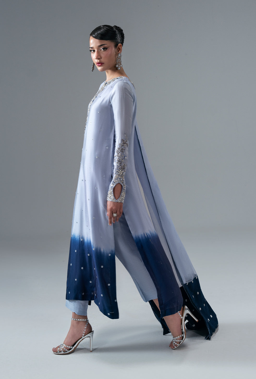 Ajr Couture | Symphony Pret 26 | Sapphire - by Libasekhas UK - Registered Vendor of : Ajr Couture - 100% Original Designer Dress