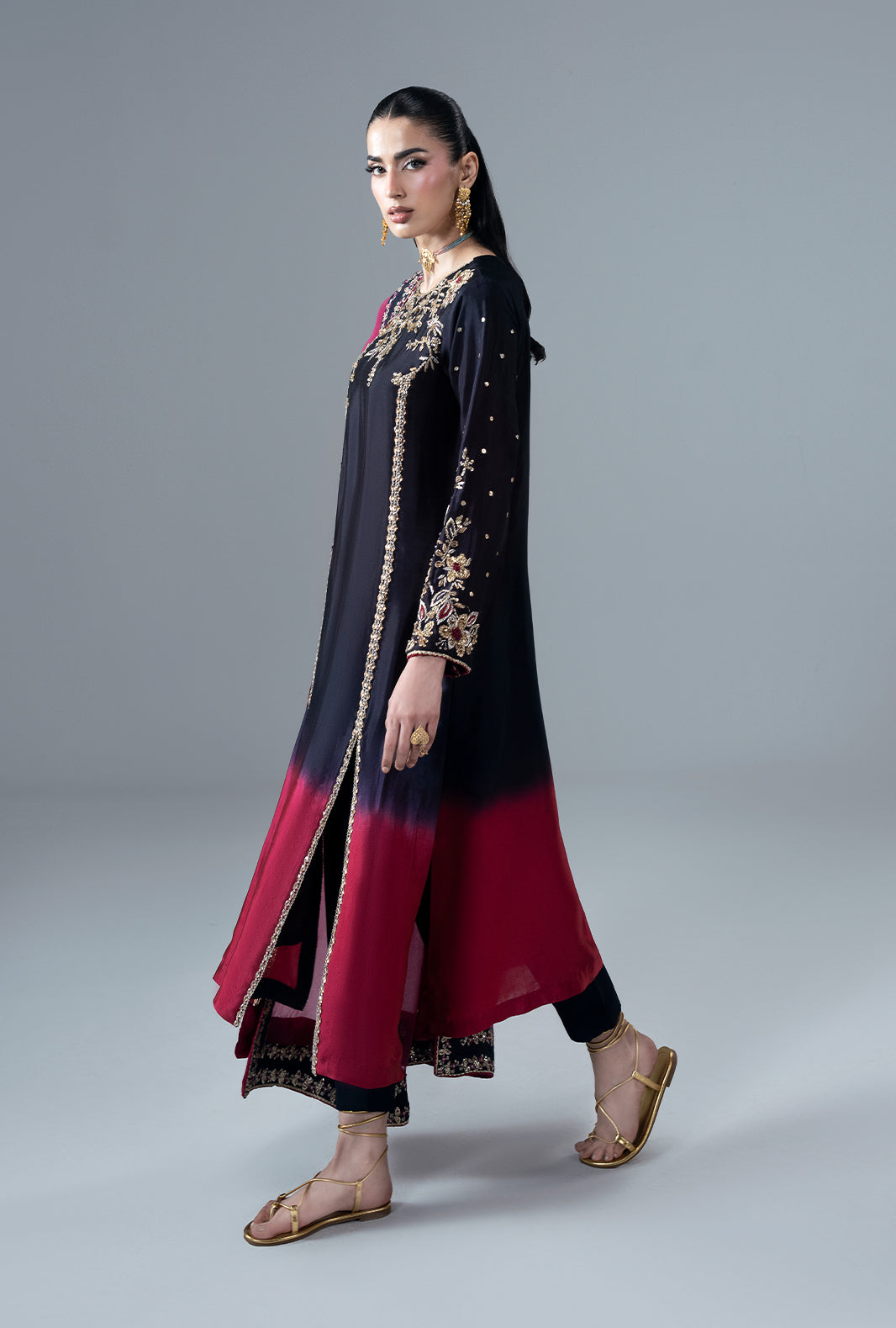 Ajr Couture | Symphony Pret 26 | Scarlet Ruby - by Libasekhas UK - Registered Vendor of : Ajr Couture - 100% Original Designer Dress
