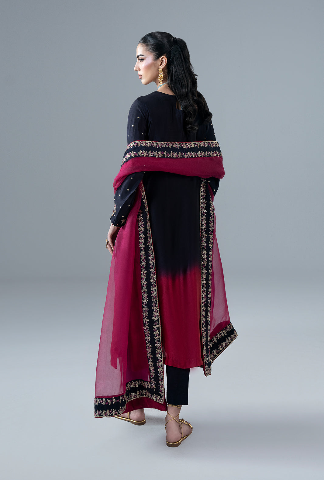 Ajr Couture | Symphony Pret 26 | Scarlet Ruby - by Libasekhas UK - Registered Vendor of : Ajr Couture - 100% Original Designer Dress