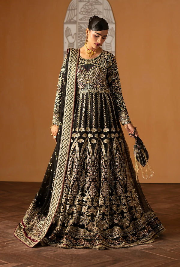 AJR Couture | Signature Wedding Formals | Black Maxi & Lehnga-Azal