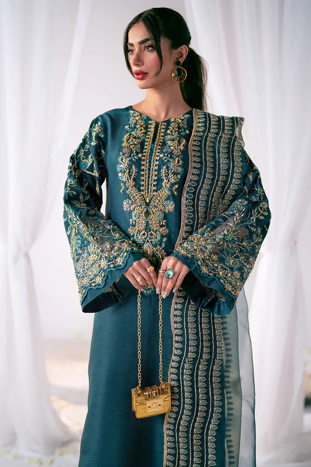 AJR Couture | Luxe Pret Eid | NORA - by - Libasekhas UK - Registered Vendor of : AJR Couture - 100% Original Designer Dresss
