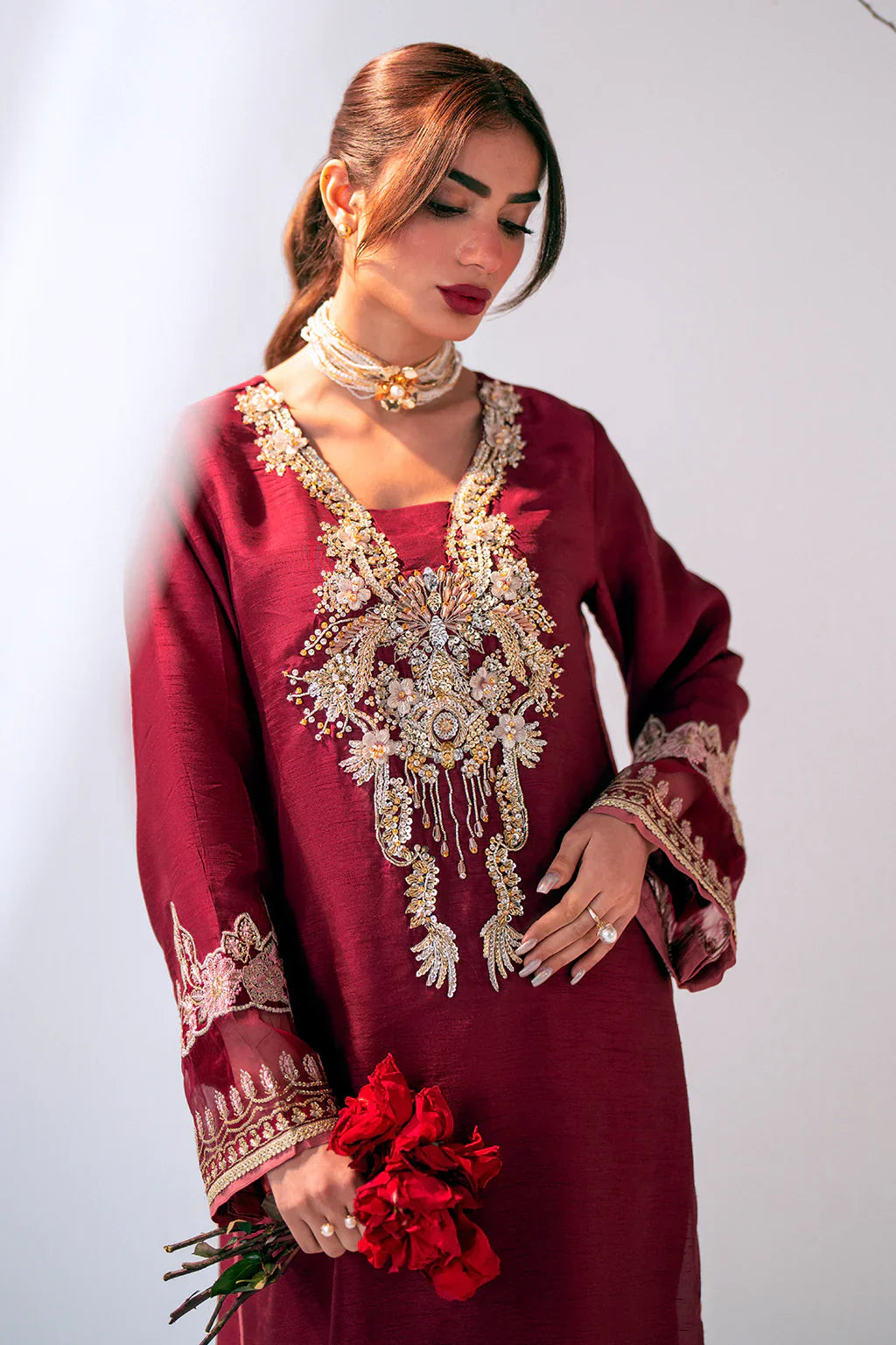 Ajr Couture | Luxe Pret Eid Drop | Starry - by - Libasekhas UK - Registered Vendor of : AJR Couture - 100% Original Designer Dresss