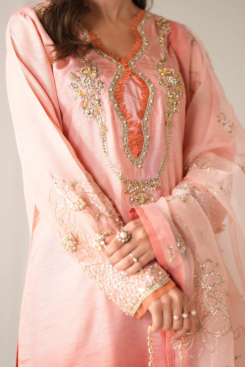 AJR Couture | Luxe Pret Eid | RHYTHM - by - Libasekhas UK - Registered Vendor of : AJR Couture - 100% Original Designer Dresss