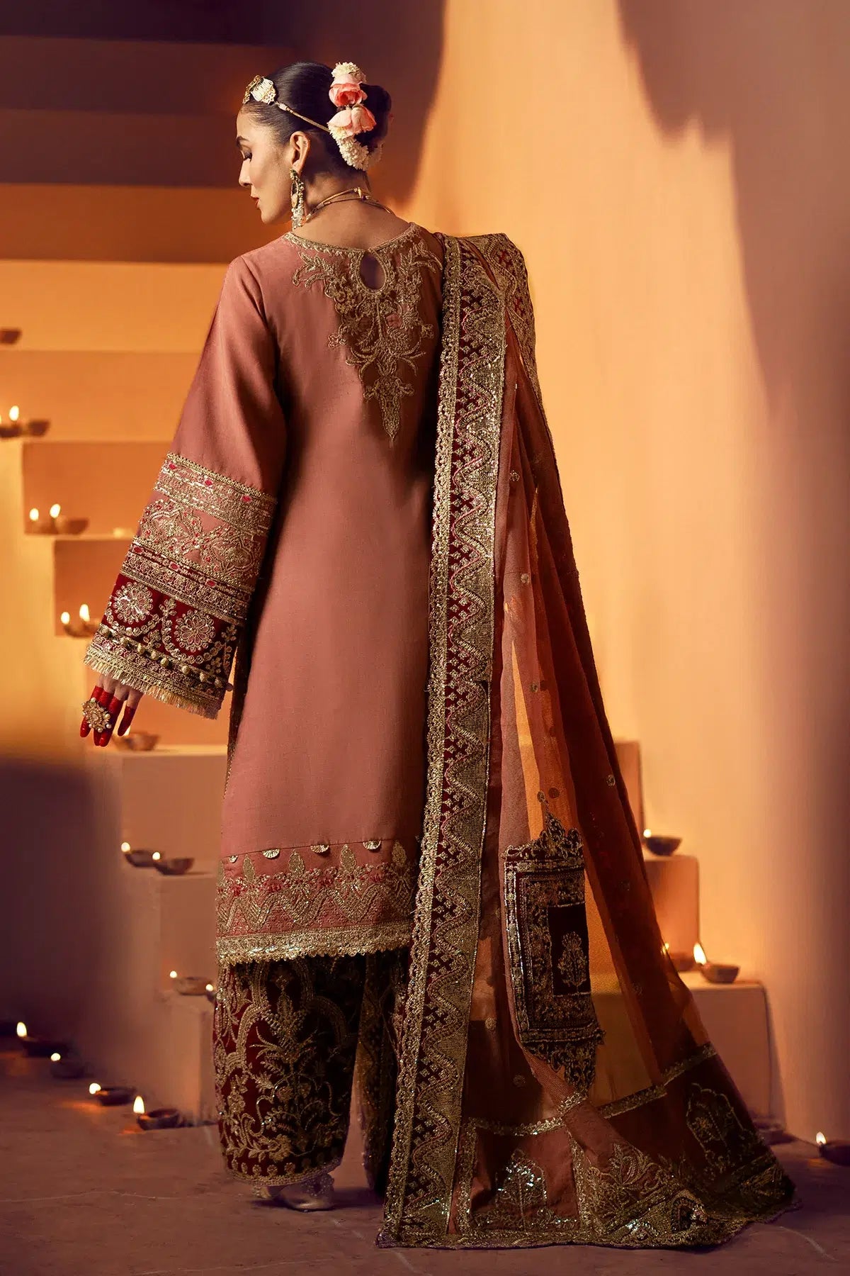 AJR Couture | Mushk The Silk Edit | Sawan - by - Libasekhas UK - Registered Vendor of : AJR Couture - 100% Original Designer Dresss
