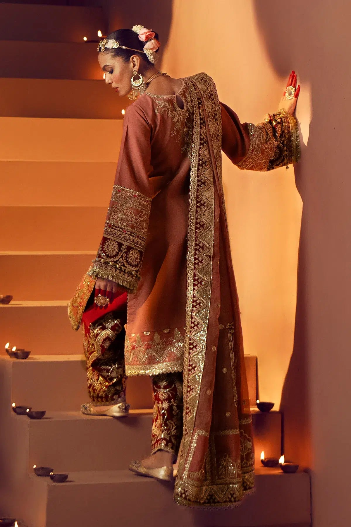 AJR Couture | Mushk The Silk Edit | Sawan - by - Libasekhas UK - Registered Vendor of : AJR Couture - 100% Original Designer Dresss